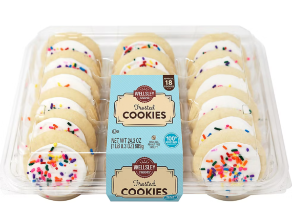 Wellsley Farms Vanilla Frosted Cookies, 18 ct.